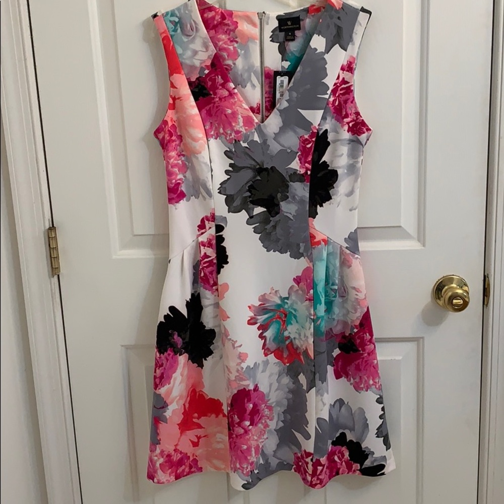 Worthington Floral sleeveless dress